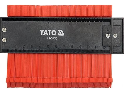 YT-3735_Šablona kopírovací na profily, magnetická, šíře 125 mm, Yato