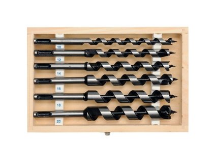 YT-3300_Sada hadovitých vrtáků do dřeva 10.12.14.16.18.20 délka 200mm SDS plus