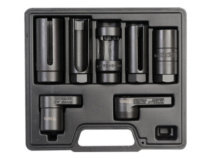 YT-1751_Sada klíčů nástrčných 7 kusů na lambda sondy a vstřikovací trysky Yato