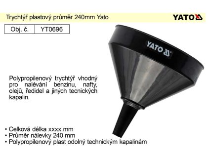YT-0696_Trychtýř plastový průměr 240mm Yato