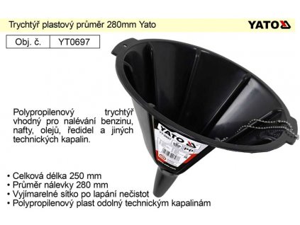 YT-0697_Trychtýř plastový průměr 280mm Yato
