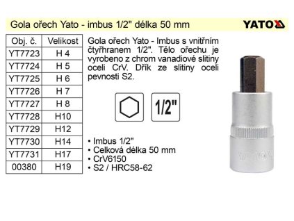 YT-04381_Gola ořech imbus 1/2" H5