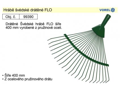 TO-99390_Hrábě švédské drátěné FLO