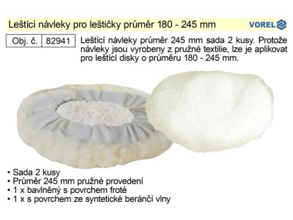 TO-82941_Leštící návleky pro leštičky průměr 180 - 245 mm