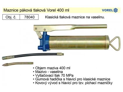 TO-78040_Maznice páková tlaková Vorel 400ml