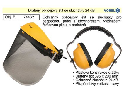 TO-74462_Obličejový štít se sluchátky Vorel