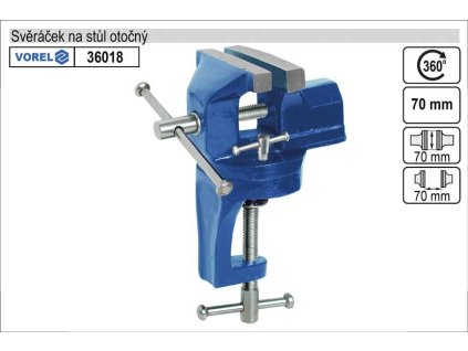 TO-36018_Svěráček na stůl otočný 70mm
