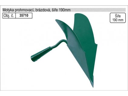 TO-35710_Motyka prohrnovací brázdová šíře 190mm bez násady