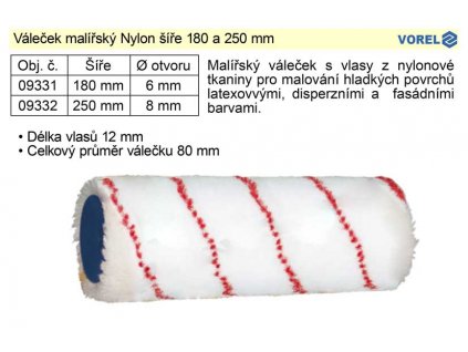 TO-09332_Váleček malířský Nylon šíře 250 mm