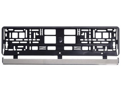 AT-AM61517_Podložka pod SPZ VIO CHROM-BLACK CAR