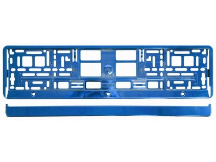 AT-91563_Podložka pod SPZ BLUE metallic