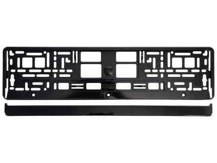 AT-91561_Podložka pod SPZ BLACK metallic