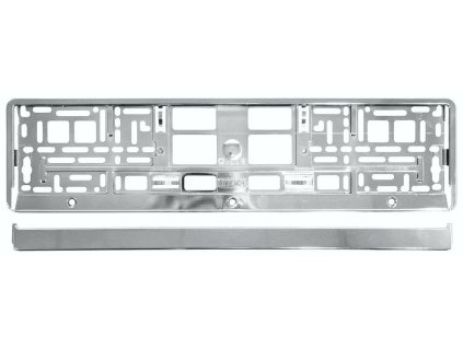 AT-91560_Podložka pod SPZ CHROM metallic