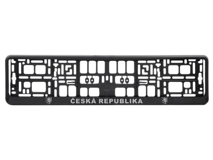 AT-91536_Podložka pod SPZ CHROM ČR 3D