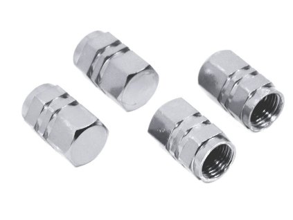 AT-32330_Ozdobné kryty ventilků stříbrné