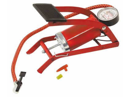 AT-09151_Hustilka nožní s manometrem jednopístová