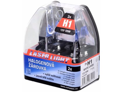 AT-08557_Žárovka 12V  H1  55W P14,5s WHITE LASER  2ks