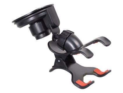 AT-06255_Držák telefonu / GPS na přísavku DOUBLE CLIPS