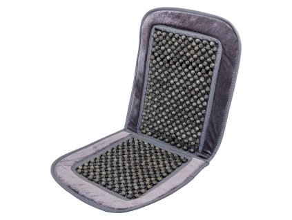 AT-04109_Potah sedadla kuličkový s lemem šedý 93x44cm