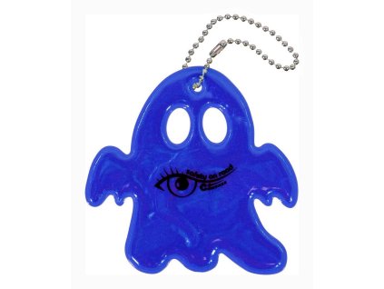 AT-01729_Přívěšek reflexní GHOST - modrý