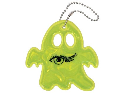 AT-01599_Přívěšek reflexní GHOST - žlutý