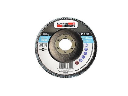 TR2230489_Kotouč brusný lamelový zirkonový 125mm P80 Konner na nerez