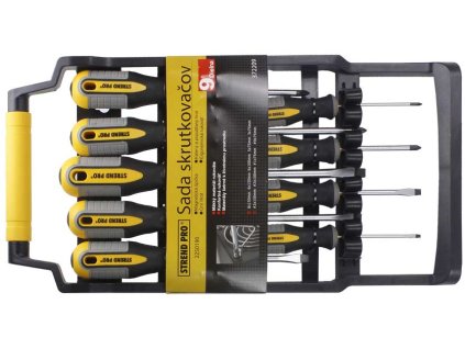 TR2250190_Šroubováky sada 9 kusů s držákem na stěnu Strend Pro >>> od 22.9.