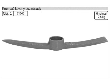 61040_Krumpáč kovaný 2,5kg, bez násady