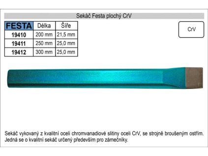19412_Sekáč plochý Festa CrV 300x25mm