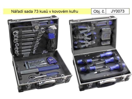 JY0073_Nářadí sada 73 kusů v odolném kufru Magg JY0073