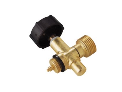 2156UV_Ventil pro připojení na plynovou láhev 2 kg s výstupním závitem W 21,8 L