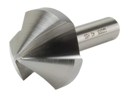 741-400_Záhlubník tříbřitý průměr 40mm 90° HSS
