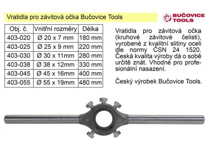 403-045_Vratidlo pro závitová očka 45x16 mm Bučovice Tools