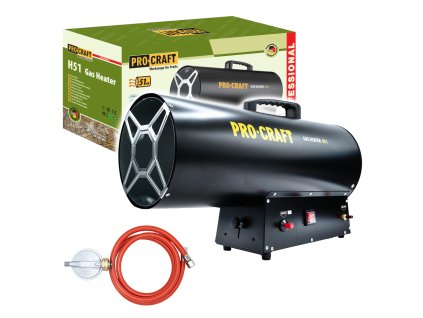 H51_PROCRAFT H51 Plynové topidlo 51kW/230V ohřívač, přímotop