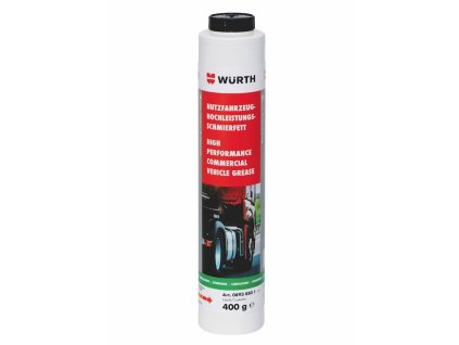 08938801_WÜRTH CARGO vazelína, pro užitková vozidla kartuš 400g, šroubovací Lube-Shuttle