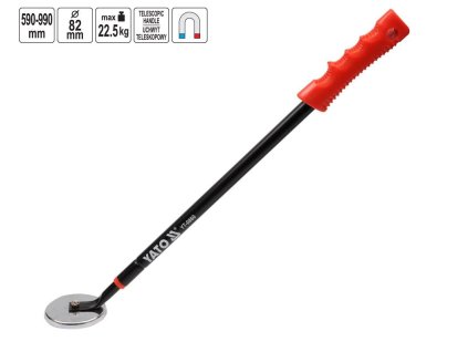 YT-0860_YATO Magnet teleskopický, "magnetická ruka" 590-990mm, patka 82mm