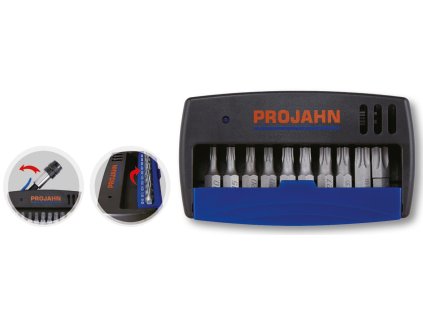 394011_PROJAHN sada bitů TORX s držákem bitů, T10-T45