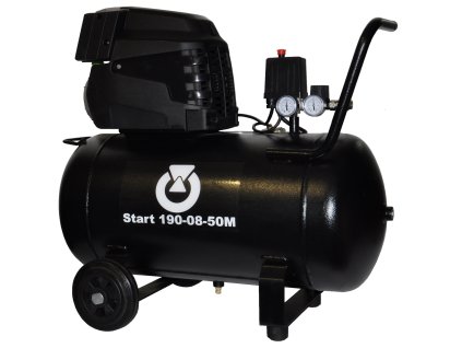 P51150817_INAIRCOM Start 190-08-50M Pojízdný pístový kompresor 8bar, 50l, P51150817
