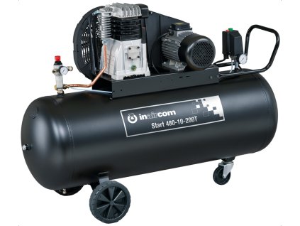 P51241022_INAIRCOM Start 356-10-50M Pojízdný pístový kompresor 10bar, 200l, 3kW P51241022