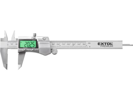 MA8825226_EXTOL PREMIUM měřítko posuvné digitální nerez , 0-150mm, podsvícení displeje