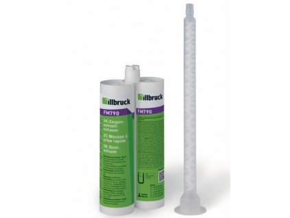 500744_ILLBRUCK FM790 2 komponentní kartušová pěna, extrémně rychle vytvrzující, 2x210ml, obložky