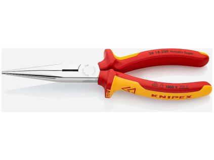 2616200_KNIPEX půlkulaté kleště s ostřím 200mm VDE