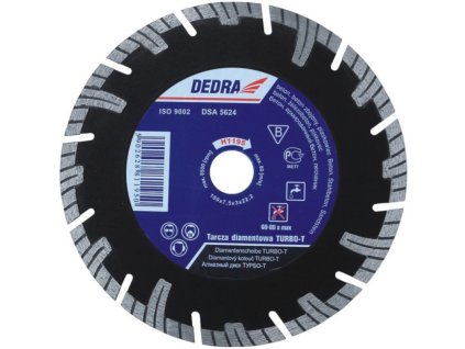 H1192_DEDRA Turbo-T Kotouč diamantový segmentový pro úhlové brusky 115 mm, Turbo-T