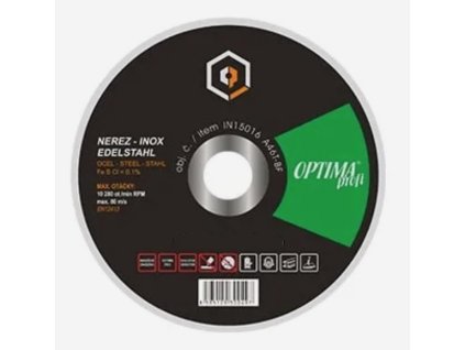 IN12520_OPTIMA Profi Kotouč řezný na ocel/nerez 125x2,0mm