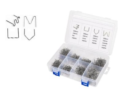 P185L_HADEX Sada spon 0,6 a 0,8mm - pro svářečku plastů, 800 ks