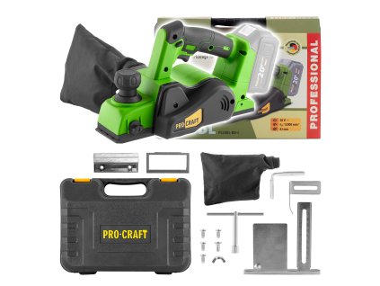 PE20BLBB_Aku hoblík Procraft PE20BL (bez baterie a nabíječky)