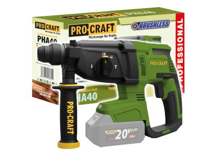 PHA40BB_Kladivo vrtací aku Procraft PHA40bb (bez baterie a nabíječky)