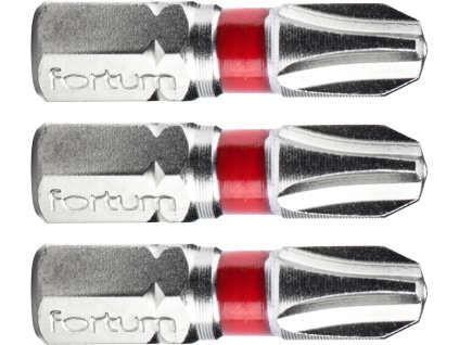 MA4741203_FORTUM Bit křížový phillips, sada 3ks, PH 3x25mm, S2 4741203