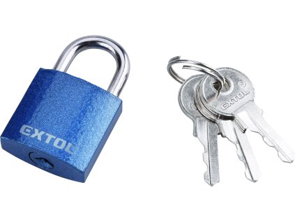MA77005_EXTOL CRAFT zámek visací litinový barevný, 25mm 77005