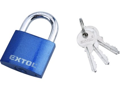 MA77030_EXTOL CRAFT zámek visací litinový barevný, 50mm 77030